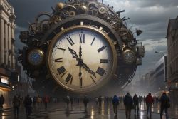 A_huge_clock_rissing_i