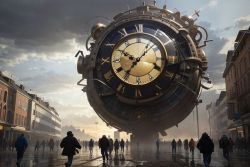 A_huge_clock_rissing_i