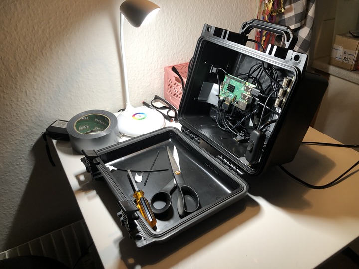 Inside Raspberry Pi laptop